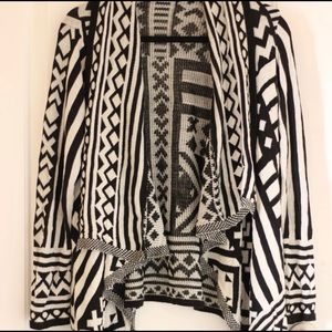 Asymmetrical Tribal Cardigan